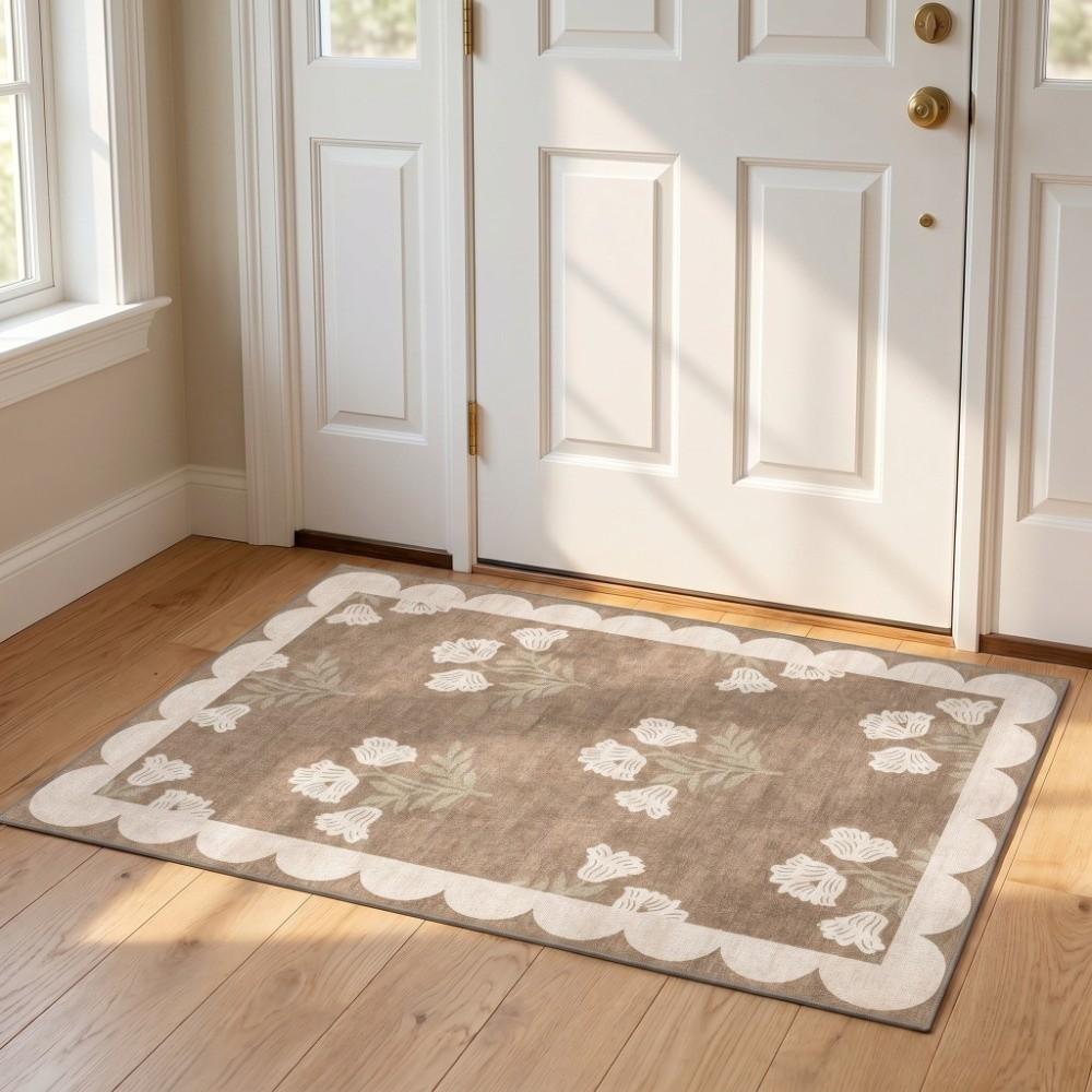 Soft Absorbent Mat Retro Bathroom Door Pad Wear-resistant Door Mats Bathroom Use