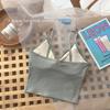 Summer Women Knitted Tank Top Sleeveless Strap Vest Sexy Female Knitting Solid Crop Top