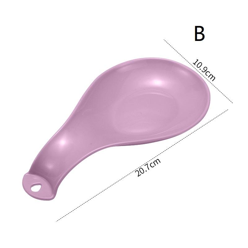 

Большая пластиковая подставка для ложки, термостойкая подставка для кулинарной ложки, подставка для кофейной ложки, можно мыть в посудомоечной машине B фиолетовый