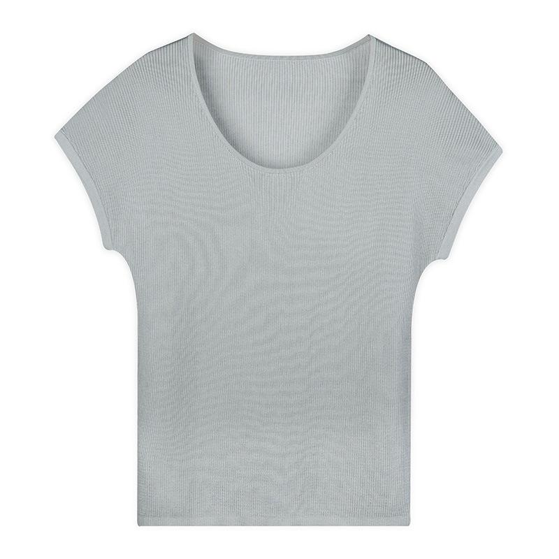 

Островная страна в женском летнем тонком удобном вязаном топе с короткими рукавами 2XL