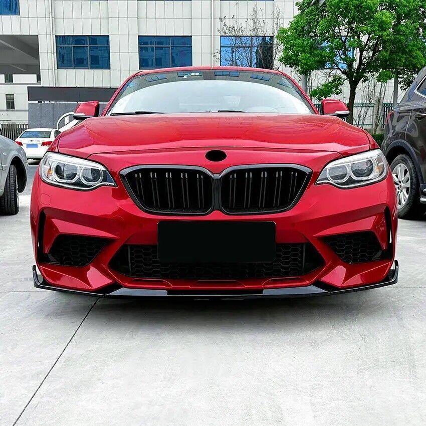 Car Front Bumper Splitter Lip For BMW F87 M2 CS Coupe 2016-2021 Diffuser Spoiler Lip Bumper Guard Protector