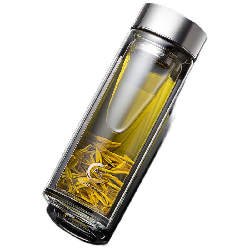 Heenoor XN-1956 Double-Layer Antibacterial Glass Cup