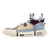 Li Ning Way Of Wade Mesh Slip Resistant Abrasion Resistant Mid top Vintage Basketball Shoes Women's Beige Blue Gray AGWN024-3