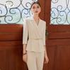 High-End Light-Colored Professional Office Suit for Medical and Beauty Professionals