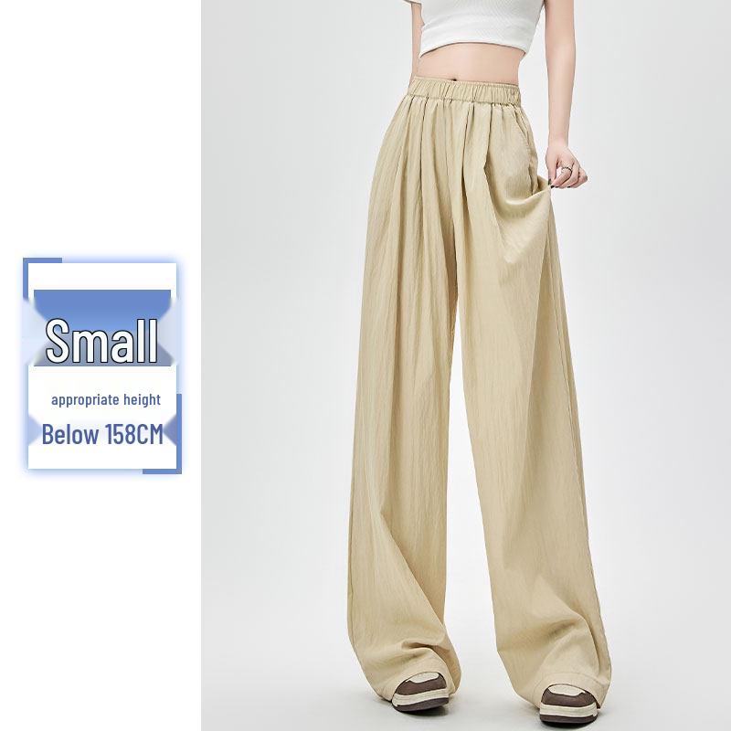 Women's High-Waisted Loose Linen Wide-Leg Summer Pants