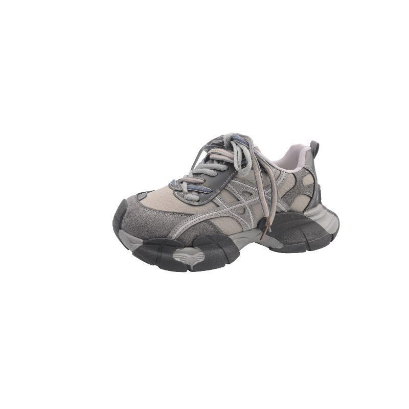 European thick-soled octopus dad shoes women s spring new retro lightweight thick-soled casual sports running shoes 40