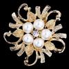 Metal Flower Brooch for Women Versatile Pearl Brooch Jewelry Brooches  Party Clothing Accessories