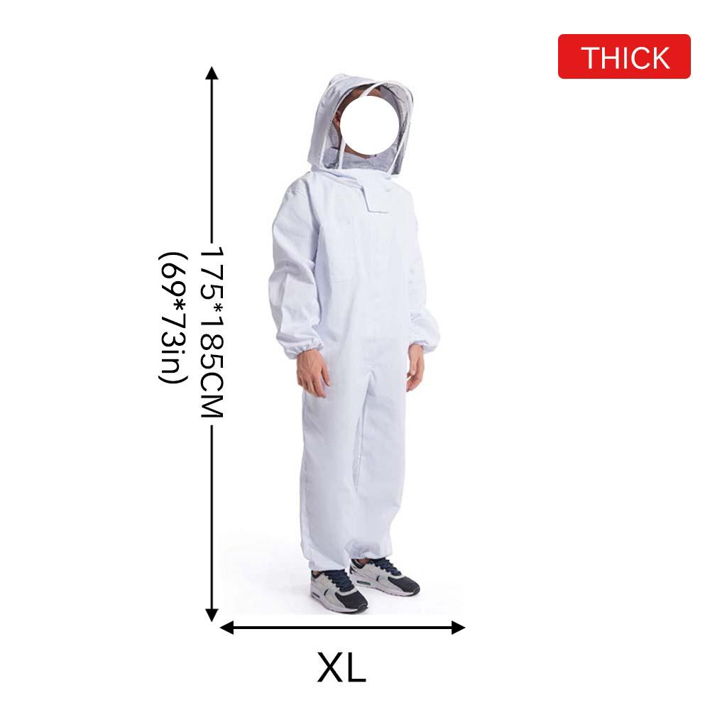 Full Body Beekeeping Clothes Professional Beekeepers Clothes Protection Beekeeping Suit Safty Veil Unisex Children Protective