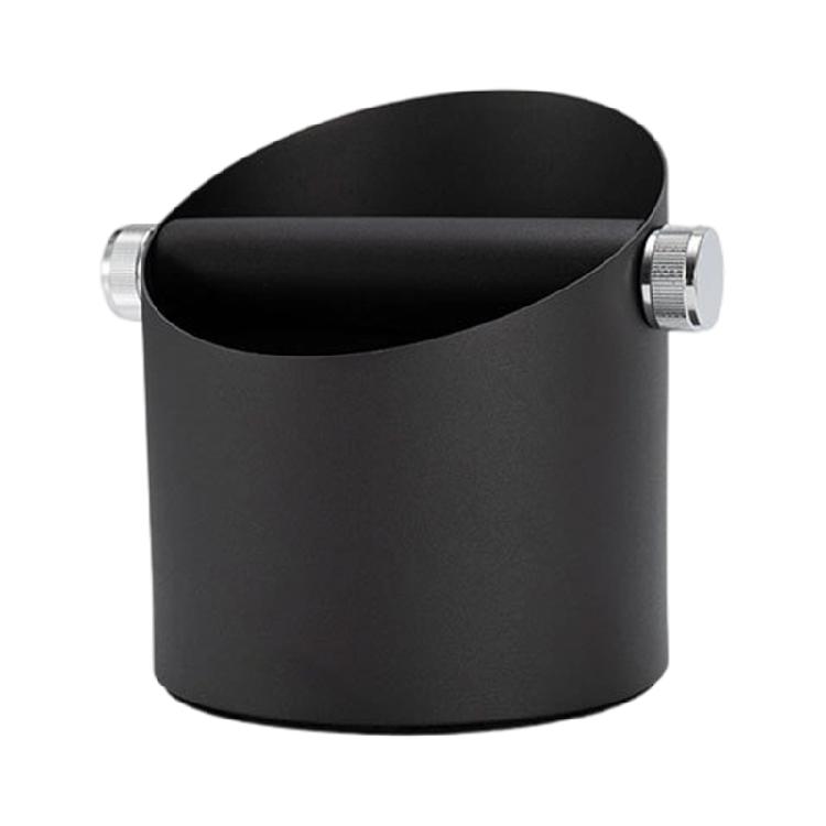 

Professional Stainless Steel Coffee Knock Boxes Coffee Box Nonslip Coffee Grounds Bucket Espresso Knock Boxes чорний