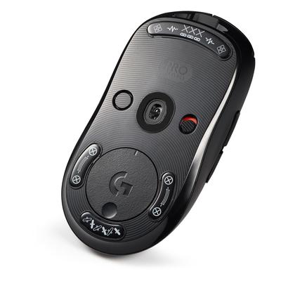 IMMOENUC Glass Mat Mouse Feet for G PRO 2 Pro Wireless GPW Wireless Durable and Low Friction LIGHTSPEED/G Mouse, (Black)