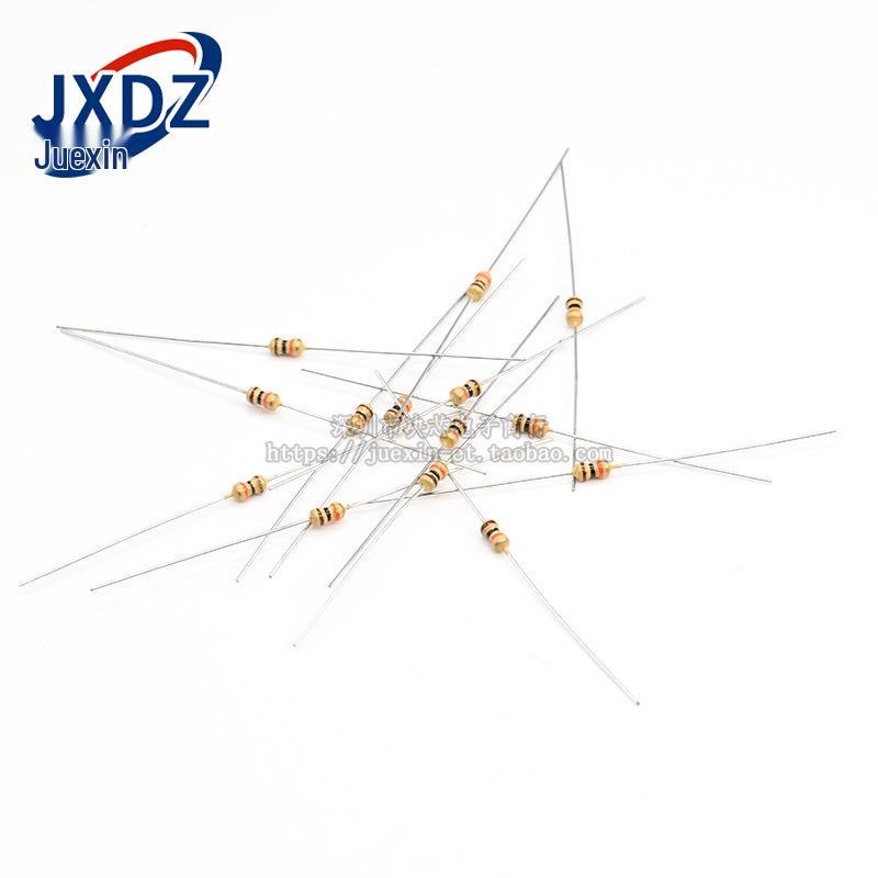 Carbon Film Resistor 1/8W: 1K, 2K, 2.2K, 2.4K, 3K, 3.6K, 3.9K, 4.7K, 5.6K, 6.8K, 7.5K, 8.2K, 5% Tolerance