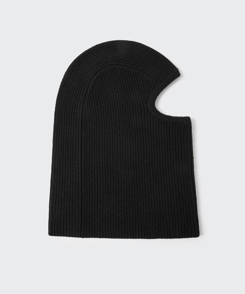 Musinsa Standard Lambswool Full Face Knit Balaclava [Black]