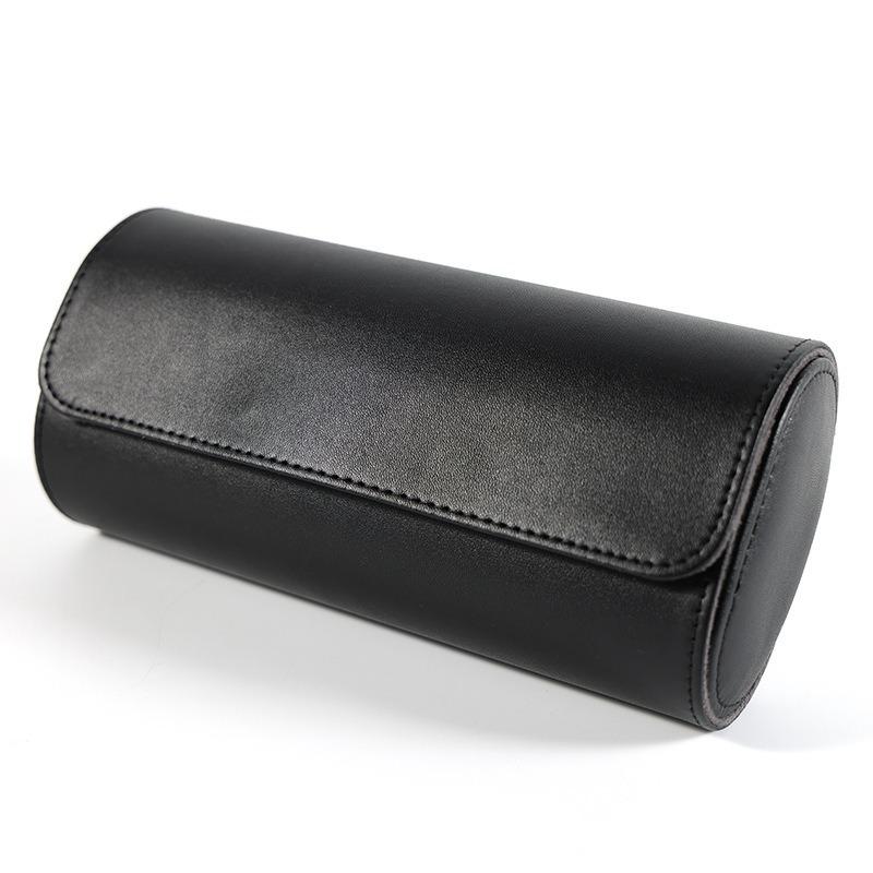 Watch packaging box storage sewing soft cloth PU leather watch leather box fixed leather bag