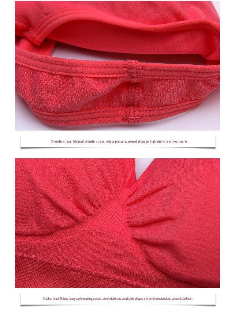 Cross-Border Genie Seamless Women's Sports Bra – Comfortable Yoga and Fitness Underwear, No Underwire