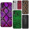 Snake Skin For Huawei Nova Y70 Y90 Y60 Y72 Y61 Y91 12s 12i 11i 7i 8i 9 10 SE P60 Pro P30 P40 Lite Case