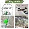 Gartennetz-Set für Hochbeete, Feinmaschige Gartengitterabdeckung für Reihen, Anzuchttunnel-Set mit Bögen, Clips, Insektenschutznetz