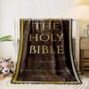 Holy Bible Print Blanket  Printed Blanket for Living Room Bed Couch lunch break Soft Cozy Blanket for Friend's festival Gift