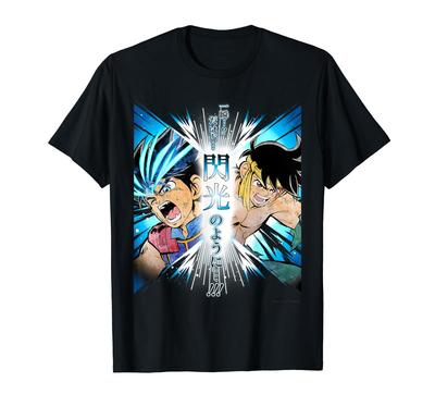[Front Print] [Dragon Quest: The Adventure of Dai] Famous Line Design [Dai & Pop] T-shirt