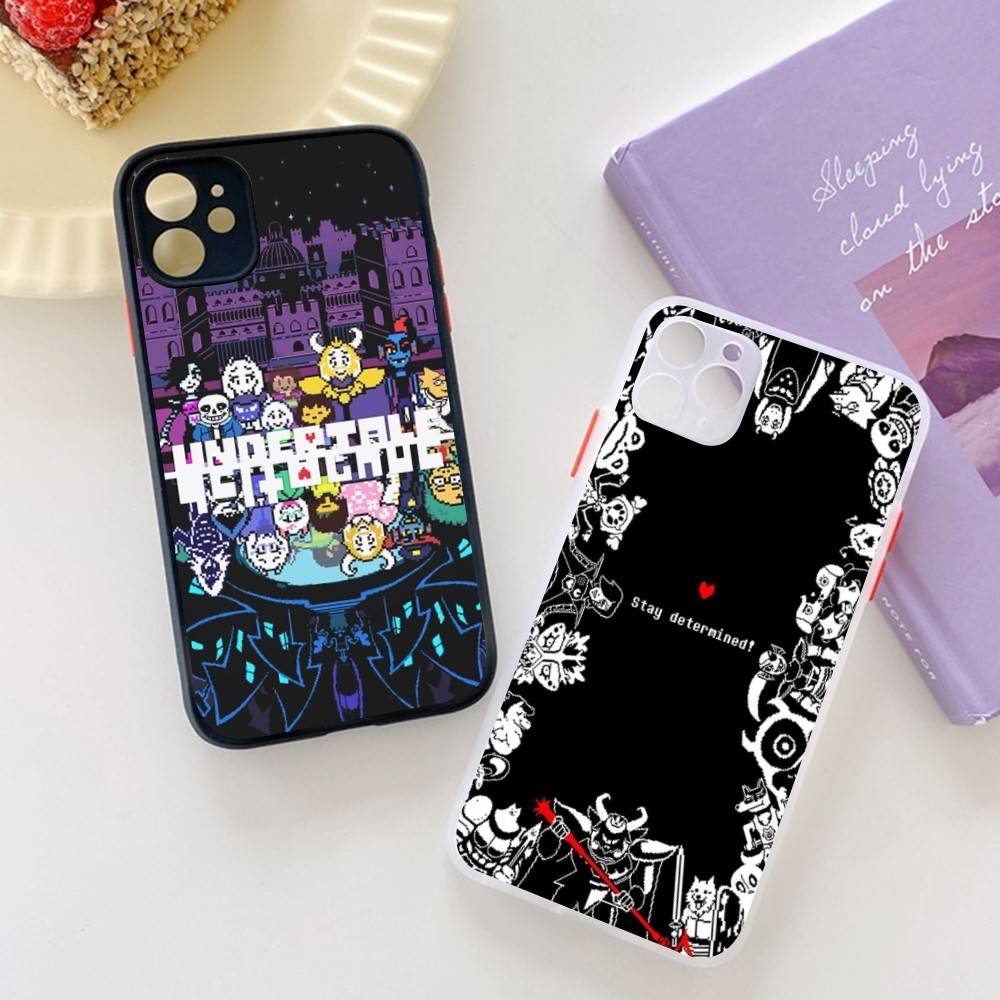 U-Undertale Game Silicone Case For IPhone 16 15 14 13 12 11 Pro Max Plus X XS MAX Shockproof Matte Cover