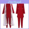 Star Wars Prinzessin Leia Cosplay Kostüm Set Mit Polyesterstoff Für Halloween