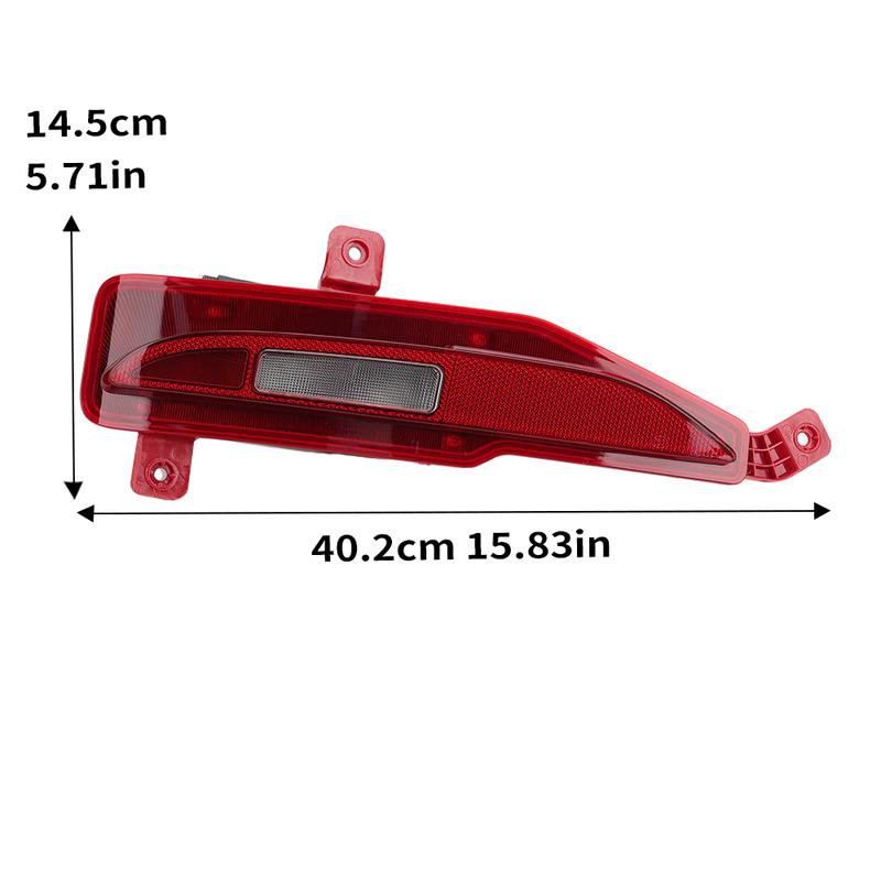 Rear Bumper Light for MG HS EHS 2018-2021 Reflector Rear Light Turn Signal Fog Lamp Brake Tail Light