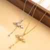 Necklace Female Design Sense Butterfly Pull Necklace Niche Light Luxury High Sense Versatile Accessories