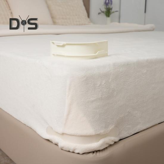 4/8Pcs Bed Sheet Holder with Lock Strip Heavy Duty Bedsheet Corner Fastener Keep Sheets Tight All Mattress Size Fitted Sheet Fixing Clip Keeper
