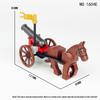 Eight Carriages 1604 Children'S Assembled Building Block Toys Dark Horse Court Transporter Royal Medieval Model