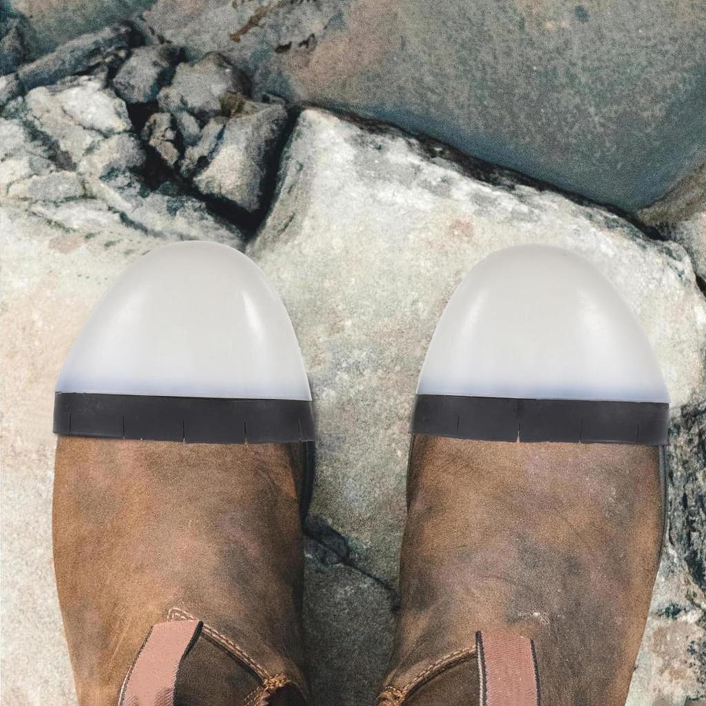 2 Pieces Smack Toe Guards for Visitors Industrial Construction Use Shoe Covers