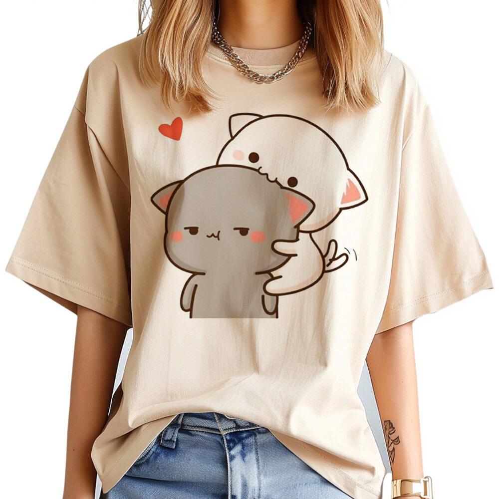 Bubu Dudu t shirt Women kawaii 80s Y2k Classic graphic tshirt anime Vintage streetwear hip hop University Comfortable