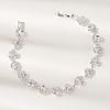 Fashion Bridal Jewelry Set With Waterdrop Crystal Necklaces And Earrings For Women