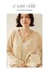 Lauren Chunky Knit Cardigan: Women's Autumn Winter Cashmere Jacket, Round Neck, Simple & Fashionable Sweater.