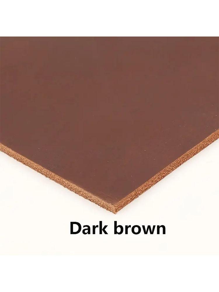 3mm brown black stiff imported top layer cowhide vegetable tanned leather table cushion scabbard handmade DIY motorcycle shoulde