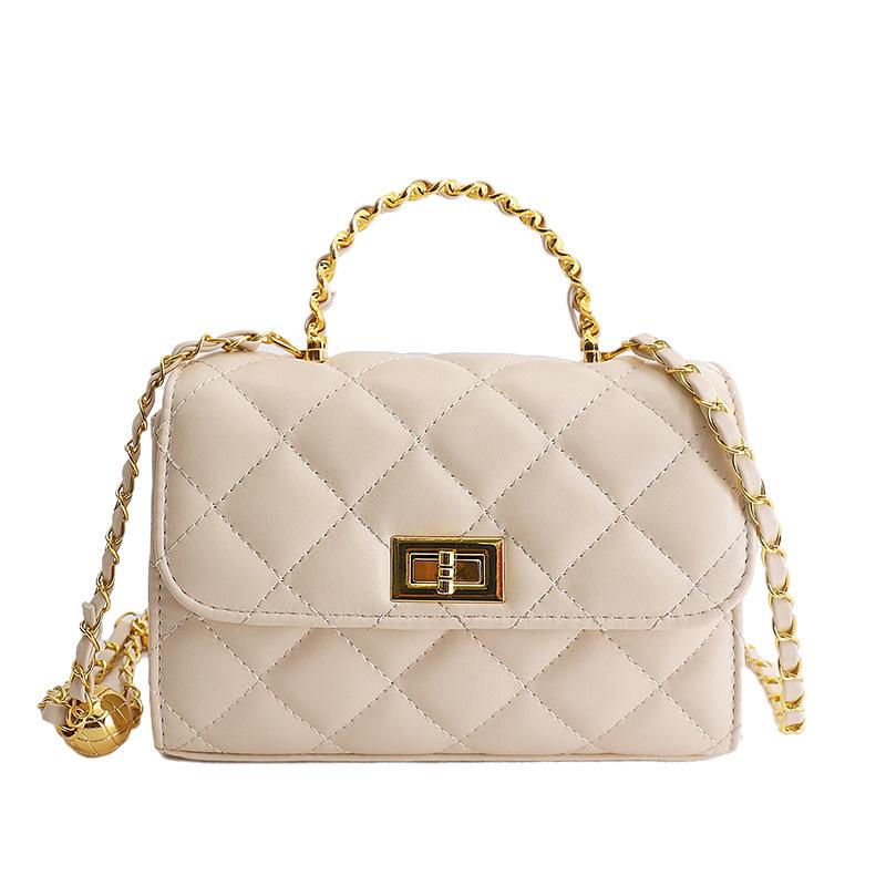 

New retro diamond high-value armpit bag handbag women s fashion foreign-style texture shoulder messenger bag белый