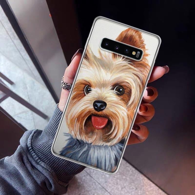 

Yorkshire terrier dog Phone Case For Samsung Galaxy S25 Edge S24 S23 Ultra S22 Plus S21 S20 FE S10 + Soft TPU Back Cover Funda G Samsung S23