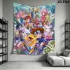 Digimon Ultimate Adventure Tapestry Background Cloth Fashion Print Homestay Soft Decoration Tapestry Background Cloth Soft