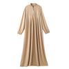 Women's Fashion Loose Fit Stand-Up Collar Dress for Middle East and Southeast Asia Markets