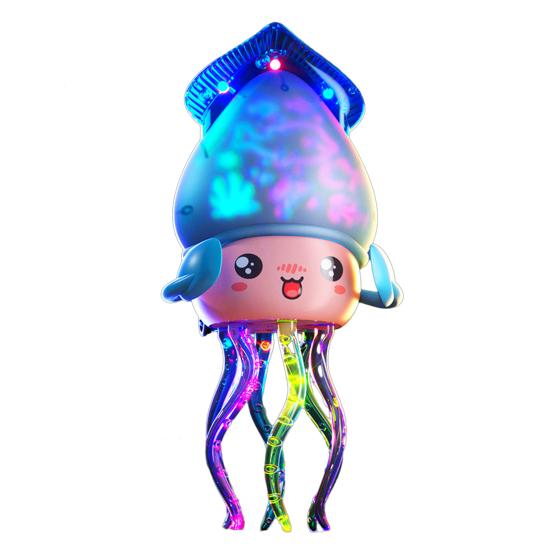 Electric Dancing Octopus Toy with LED Lights Music Obstacle Avoidance Octopus Toy Toddlers Boys Girls Interactive Cartoon Sea Animal