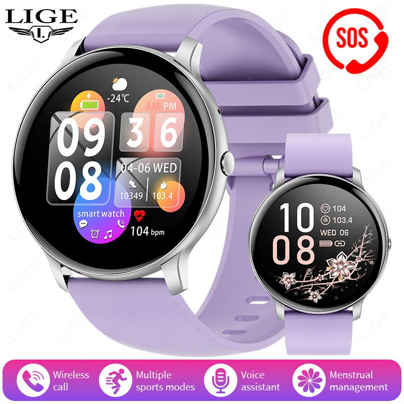 Bluetooth Call Smart Watch 1.39" Women Custom Dial Watches Men Sport Fitness Tracker Heart Rate Smartwatch For Android IOS