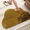 Cloud Floor Mat Bathroom Diatom Mud Soft Mat Non-slip Absorbent Bathroom Bathroom Door Mat Quick Drying Carpet