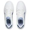 Li Ning Sycee Slip Resistant Cushioning Abrasion Resistant Height Increasing Low top Skateboard Shoes Men's White Blue AGCT339-4