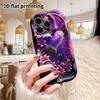 Phone Case: 2D Flat Design Cases Suitable for iPhone 18, 17, 16, 15, 14, 13 Pro, Couple Style, Starry Sky Background, Christmas and Halloween Gifts