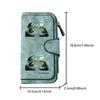 Lightning Moonlight Fish Long Zipper Wallet, Large Capacity Card Holder, Unisex Clutch Bag, Fashionable Zipper Coin Purse, Suitable for Daily Use, A