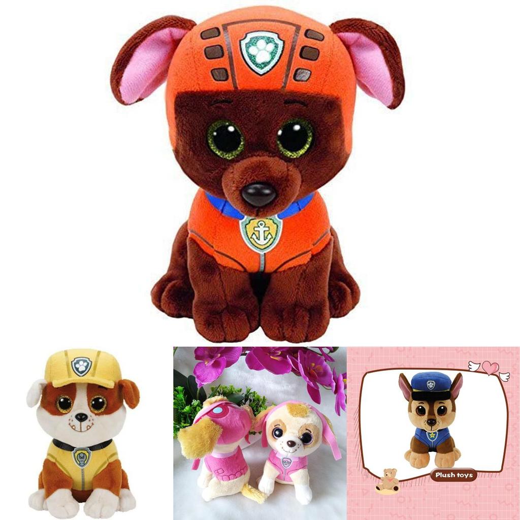 Adorable Paw Patrol Dog Plush Toy Featuring Beloved Characters Marshall Rubble Chase Rocky