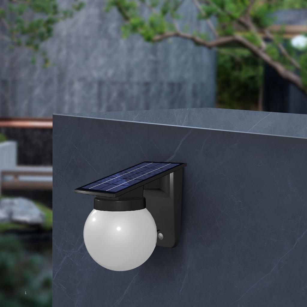 New Cross-border Solar Wall Light Outdoor Waterproof Garden  Villa Garden Decorative Ball Ball Decorative Light