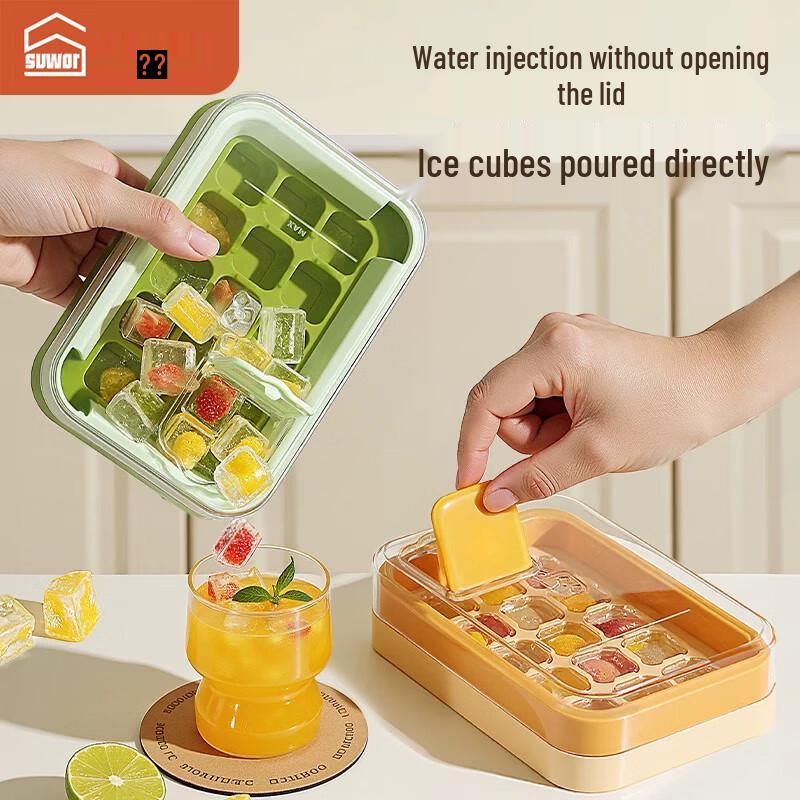 Food-Grade Ice Cube Tray with Storage Box