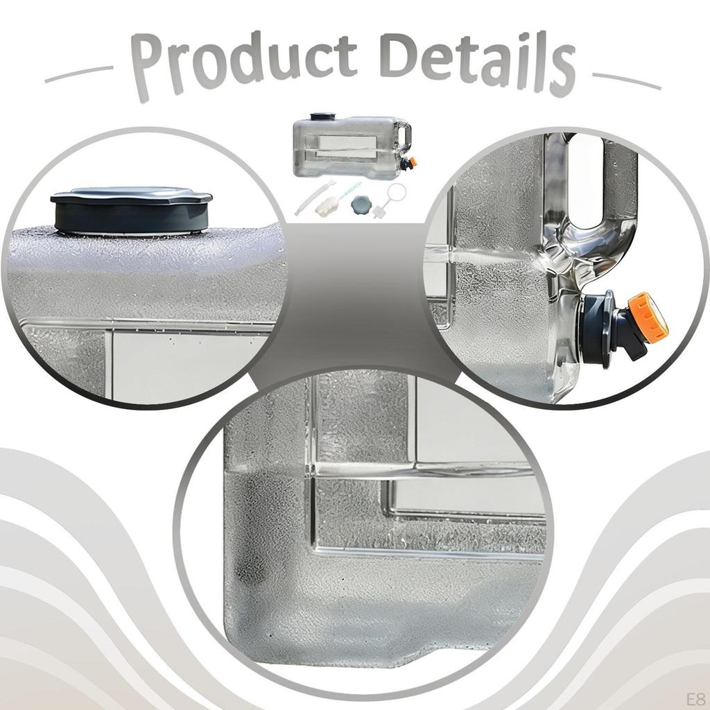 Camping Water Bottle , Portable Bucket, Versatile Reservoir for Car, Office, Vehicles