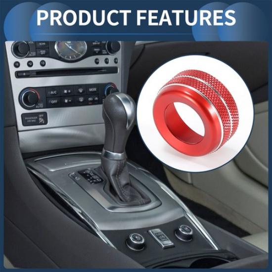 Seat Heated Volume Switch Knob Cover Ring TWO  for Infiniti G37 2007-2013