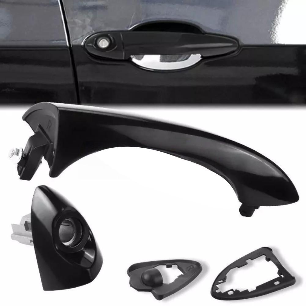 Poignée de porte noir brillant Fonctionnalité de porte améliorée