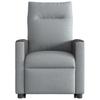 Recliner with Rising Aid Light Grey Fabric
